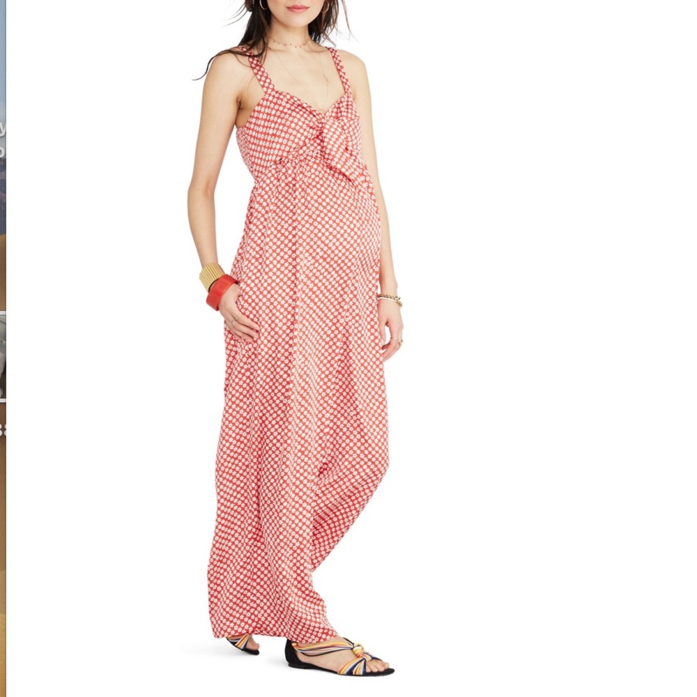 EUC Hatch Scarlett Jumpsuit in Flamenco Sz 1